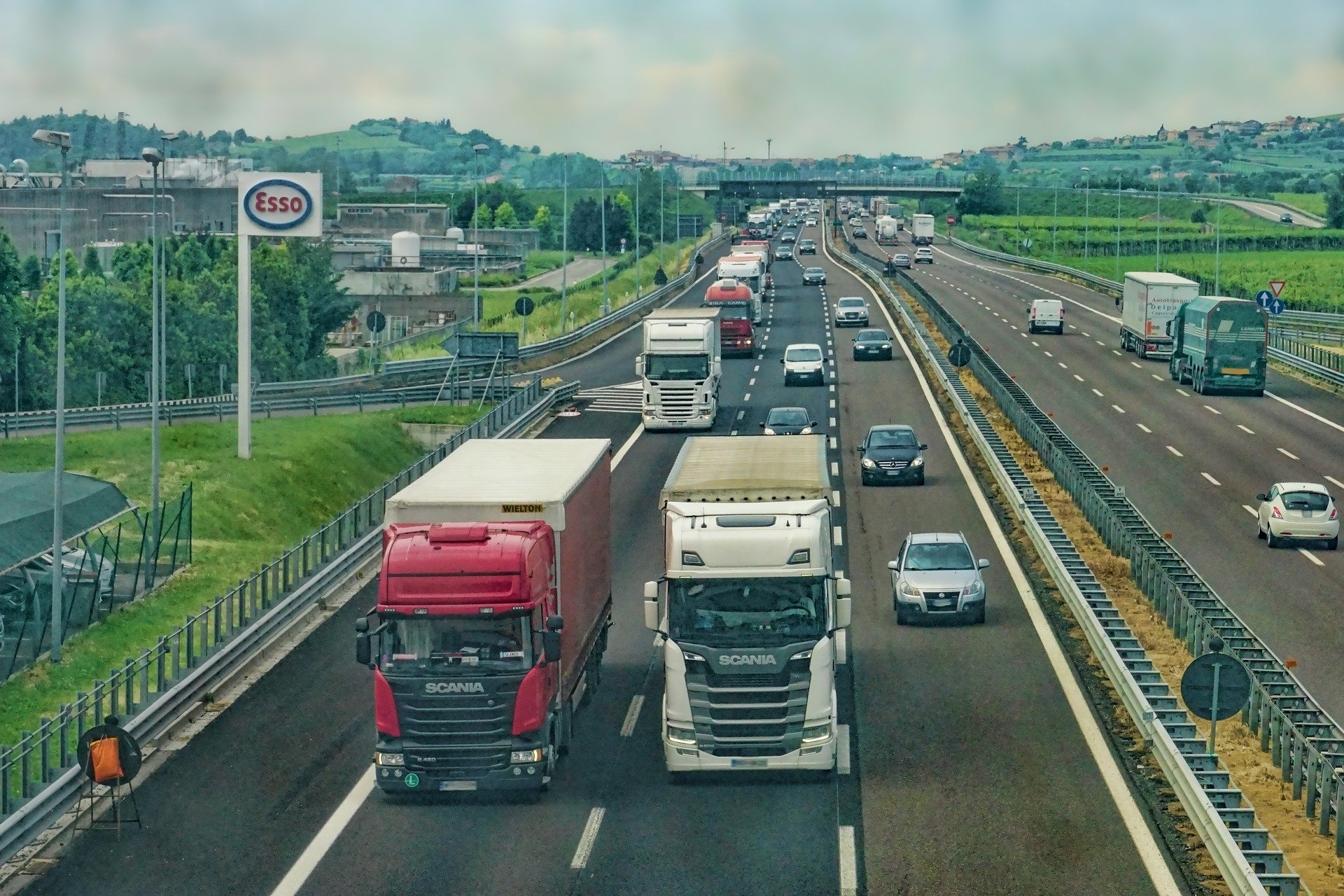 In Romania, the highways starting from the capital will be expanded to three lanes