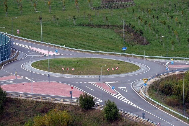 Once there was a bottle, now a roundabout